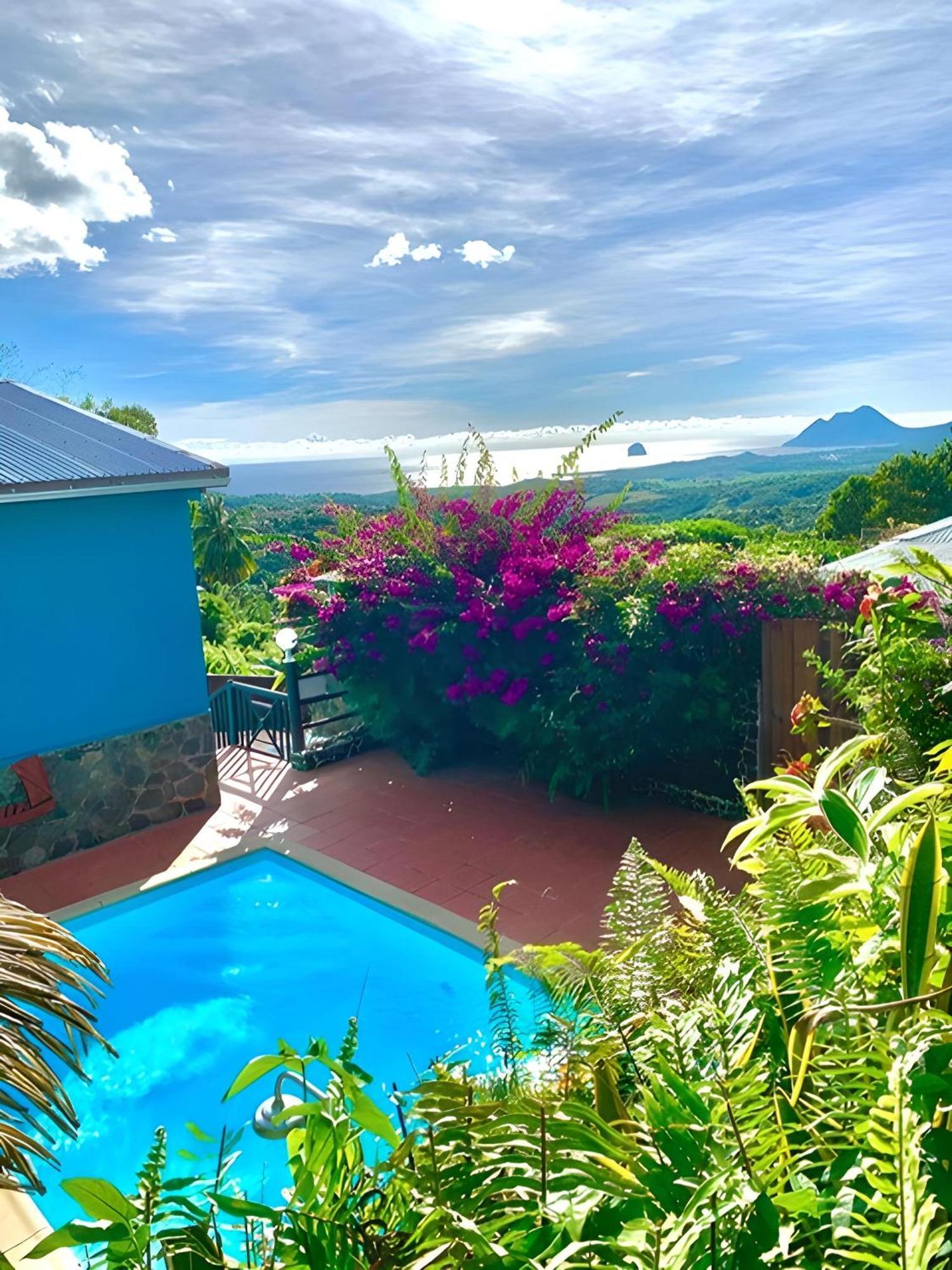 Les Villas Pameyaque 2 F2 Avec 1 Piscine Et 1 F3 Avec 1 Piscine, Superbe Vue Sur La Mer Riviere-Salee Exterior foto
