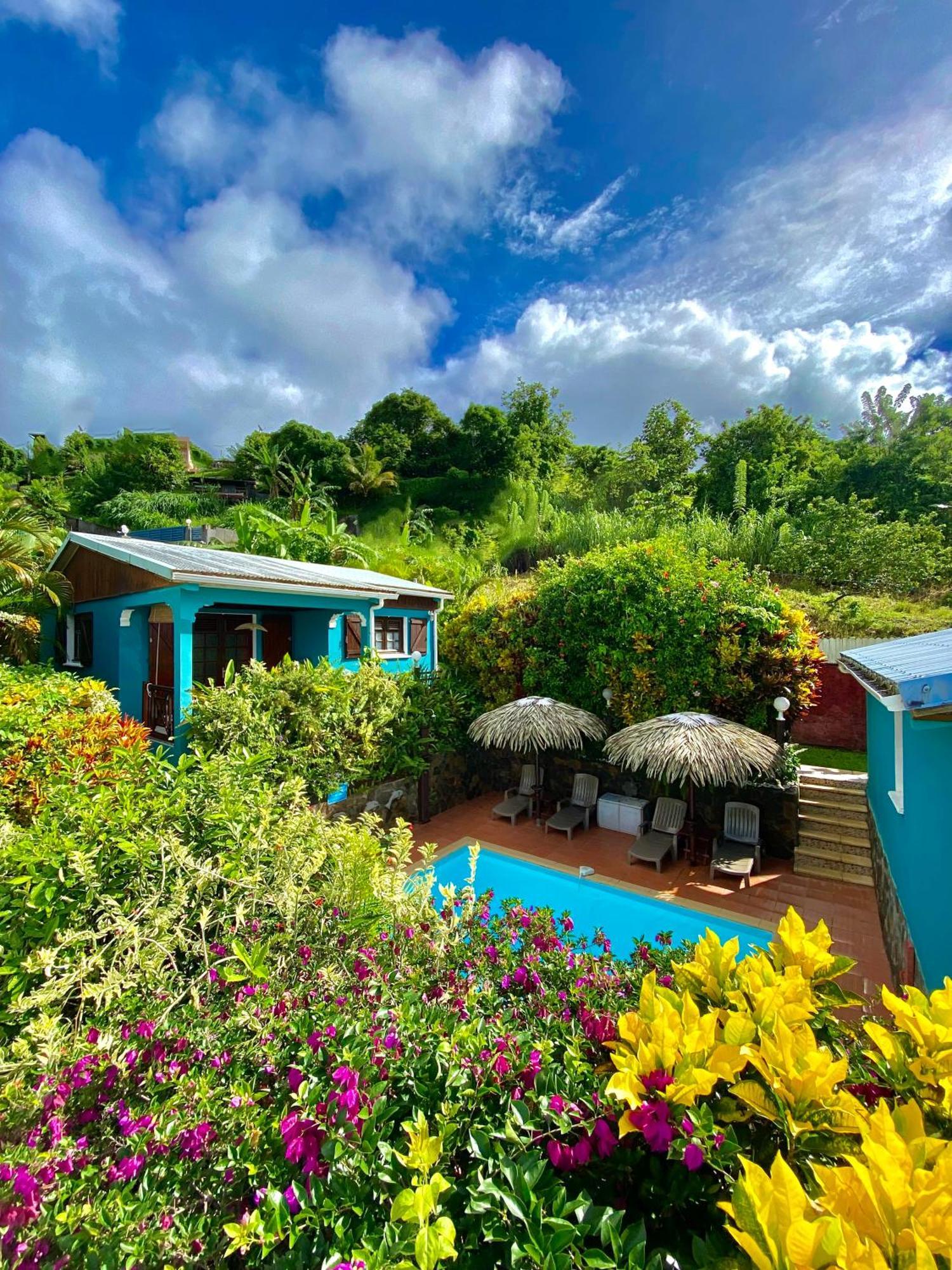 Les Villas Pameyaque 2 F2 Avec 1 Piscine Et 1 F3 Avec 1 Piscine, Superbe Vue Sur La Mer Riviere-Salee Exterior foto