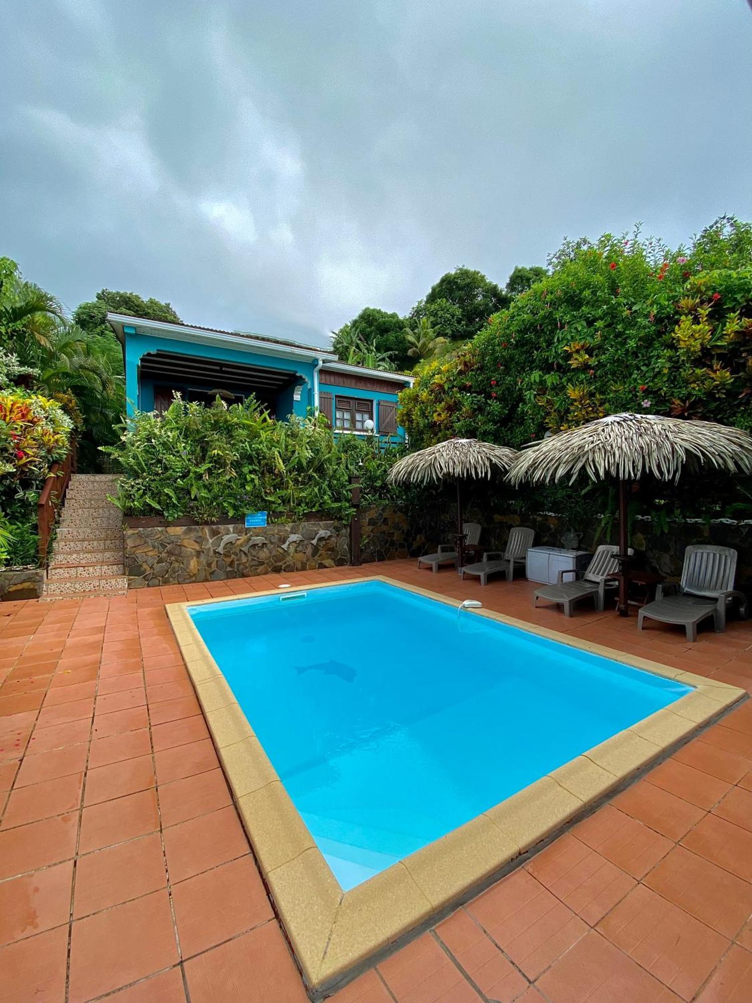 Les Villas Pameyaque 2 F2 Avec 1 Piscine Et 1 F3 Avec 1 Piscine, Superbe Vue Sur La Mer Riviere-Salee Exterior foto